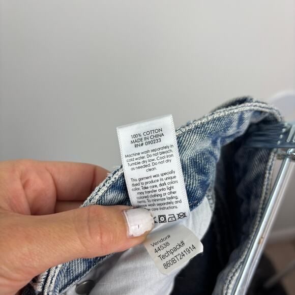 Pacsun Wide Leg Rigid Jeans - Mid Rise - Women's Size 25 - Picture 4 of 7